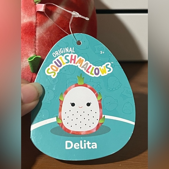 DELITA The Dragonfruit & Orin the Orange Citrus Fruit Squishmallow Plush 5” NWT - Picture 4 of 9